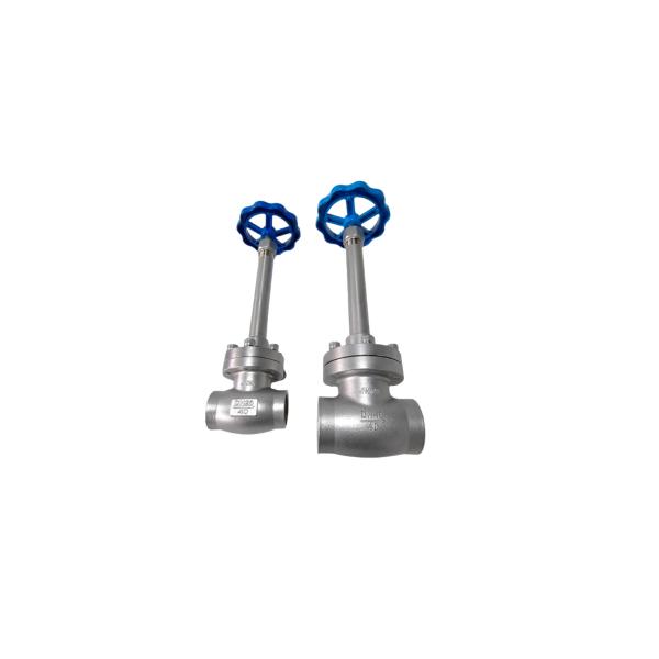 Manual Cryogenic Shut-off Valve Socket Welding -196~+80 ℃ For LNG LOX LIN LAR