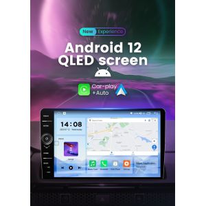 TS18 Stereo Knob Android Car Radio with 360 Degree Rotation and 1280*800