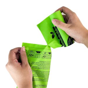 Compostable Flat Top Biodegradable Garbage Bags Harmless
