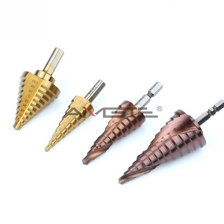 Metric Size Titanium 2019 Ebuy Coating Double R Shank Spiral Flute HSS Step