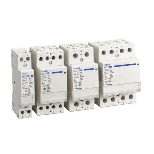 3 Mini Modular Din Rail Mounted Contactor 2 Pole 25A 63A Household 4 Pole