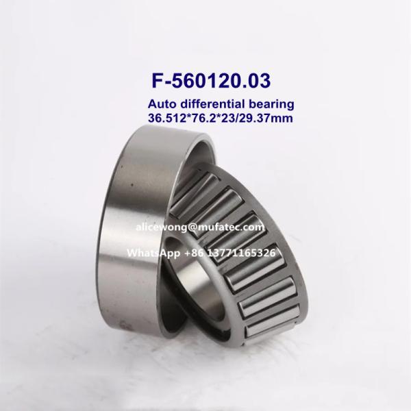 F-560120 F-560120.03.SKL Honda RAV4 transmission differential bearings taper roller bearings 36.512*76.2*23/29.37mm
