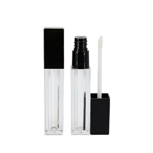 Custom 4g Empty Round Mouth Lipstick Tube With Rubber Seal Screw Closure Plastic