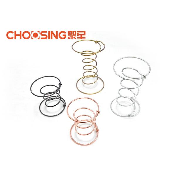 Quality Golden Chrome Plating Double Cone Springs Opening Diameter 80 - 130mm wholesale