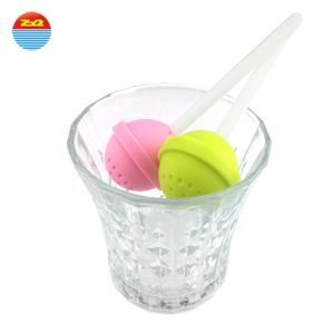 Colorful product lollipop sloth non plastic loose leaf tea custom silicone tea
