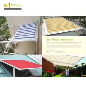 Conservatory Patio Retractable Roof Awning / Free Standing Balcony Roof