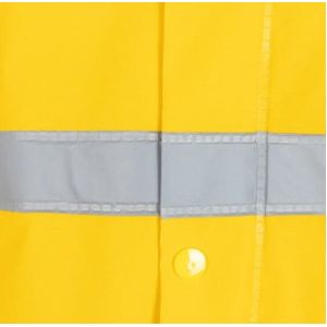 PVC High Visibility Raincoat Jacket Pants Custom Reflective Rain Coat