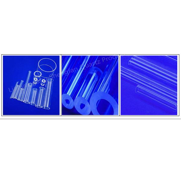 Good Electrical Insulation Quartz Glass Tube For Sources , Semiconductor