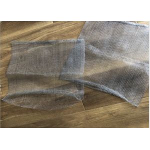 China 316 Knitted Stainless Steel Mesh Corrugated / Flat For Demister on sale