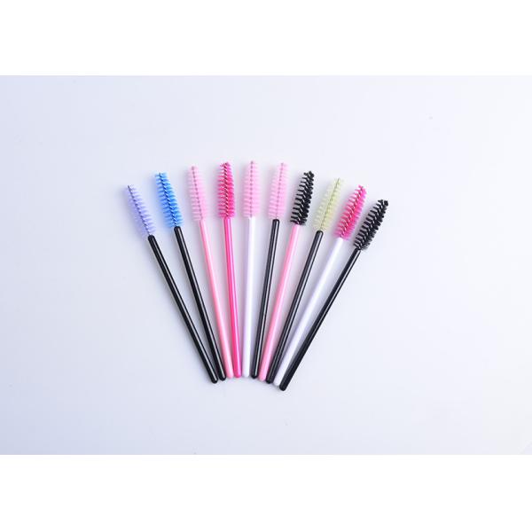 Eyelash Spiral Mascara Wand Brush , Disposable Eyelash Wands Plastic Material