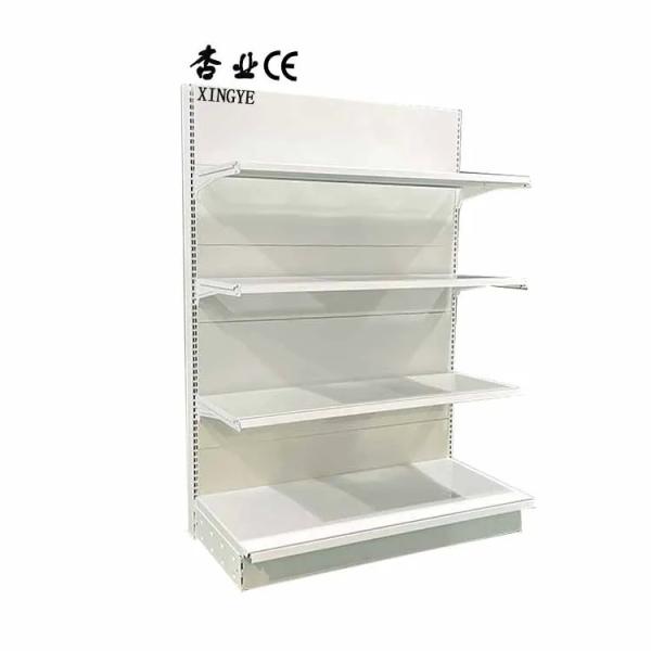 Factory customized color size white store wall racks shanghai xingye shelf shop