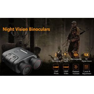 Cheap 1080p Resolution Mini Night Vision Goggles OEM ODM for sale