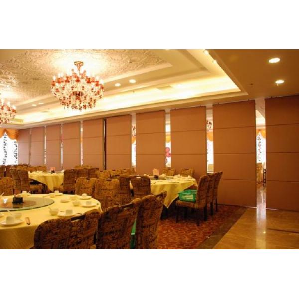Soundproof Sliding Folding Acoustic Operable Movable Partition Walls For Banquet Wedding Facility