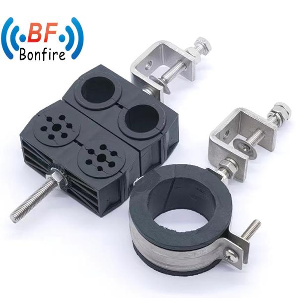 Quality Easy-to- Plastic Clamp for Power Cables and Fiber on Telecom Site 4.5mm-23mm Diameter wholesale