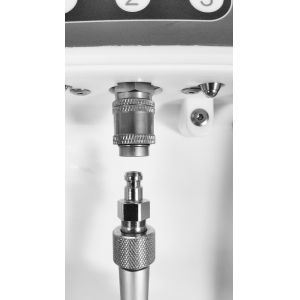 atomized, fog-spray, easy- coupling, dental handpiece lubrication machine