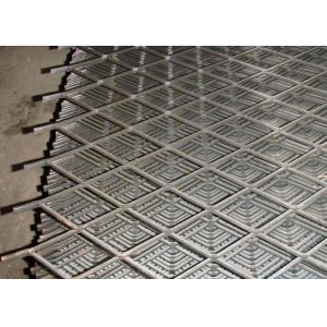 2mm Thickness Expanded Wire Mesh , Highway Fencing Expanding Mesh Sheets