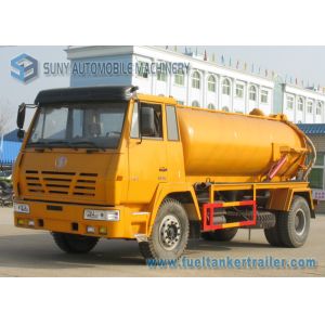 Shacman 4 X 2 Sewage Vacuum Truck , 10M3 10000L Gully / Cesspit Emptier