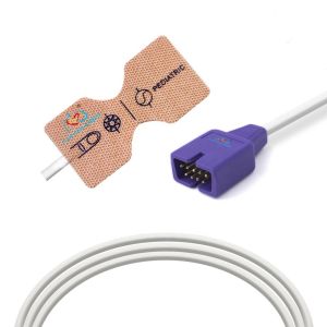 Cheap Disposable Neonatal Adult Spo2 Sensor 0.9M With Adhesive Tape And Shelf Life Of 3 Years for sale