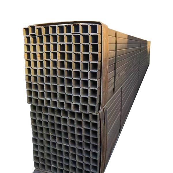 Black Iron Ms Rectangular Steel Channels U-Bar Galvanized Square Tube for Structural