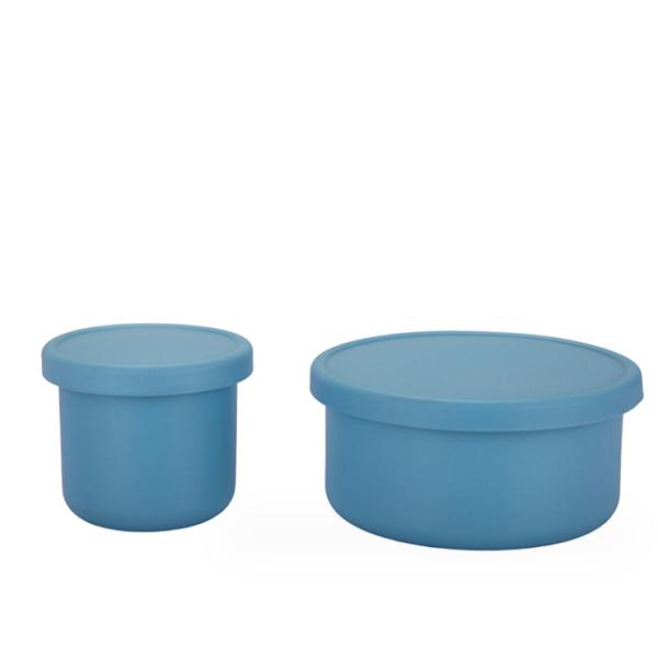 Food Grade Silicone Bento Lunch Box 1 Lattice Food Storage Container for All Ages