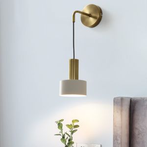 Wall lamp bedroom bedside lamp wall lamp Nordic simple indoor wall lamp(WH-OR