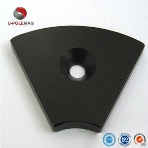 Customized Size ARC NdFeB Magnet Coating Black Epoxy Neodymium Segment Magnets