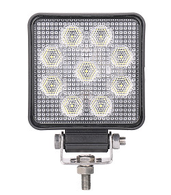 Offroad 9W Pure White Square LED Work Flood Lights 12V Waterproof
