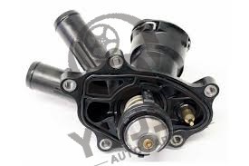 China Mercedes-Benz C250 SLK250 Engine Coolant Thermostat Housing Assembly 2012-2015 on sale