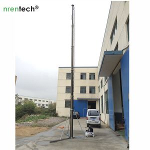 9m lockable pneumatic telescopic mast 100kg payloads NR-2200-9000-100L antenna