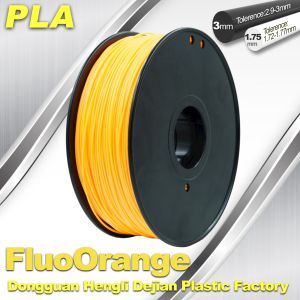 Eco Friendly PLA  Fluorescent  Filament 1.75mm / 3.0mm 3D Printing Filament