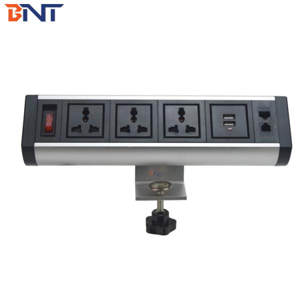 Quality Fix on desk edge conference table power outlet with customized module wholesale