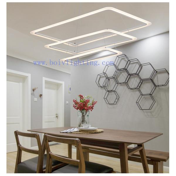 2017 New Modern Rectangle LED Pendant Light With Lamp For Home Decoration