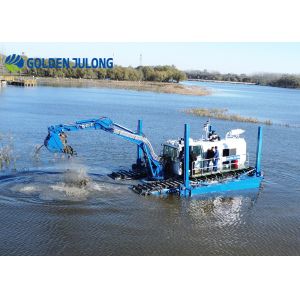 JLAME450 Amphibious Multipurpose Dredger With Crawler With Flexible Movement And