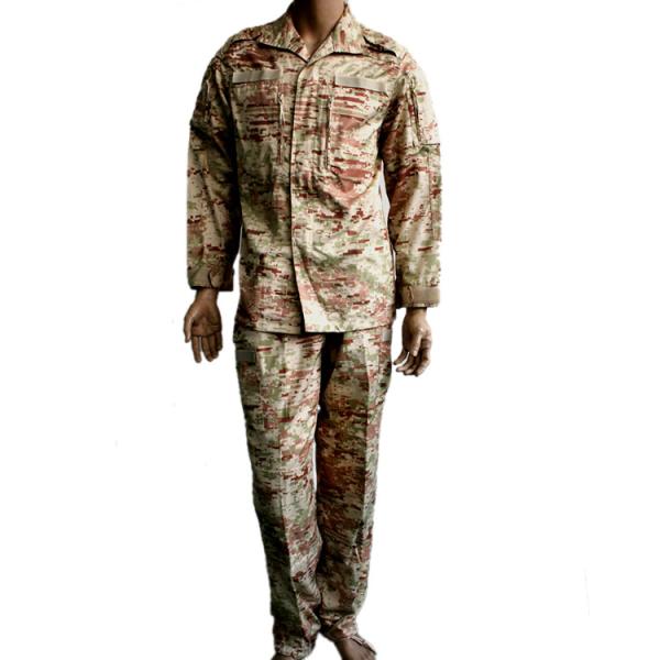 2 Pockets Tactical BDU Camo Uniform For Saudi Arabia Combat Outdoor Training
