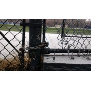 chain link wire mesh fence 50mm x 50mm hot dipped galvanized chain wire tension