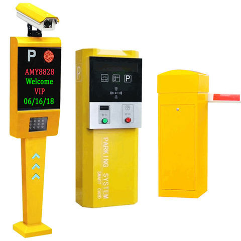 Quality ANPR ALPR LPR Ticket Dispenser License Plate Recognition Parking System For Business Parking wholesale