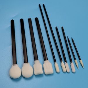 Portable Black Handle Sponge Foam Swab Precision Cleaning Swab Kit Car Cleaning