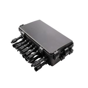 China Wall / Pole / Aerial 16 Core Optical Fiber Cable Joint Closure Black on sale