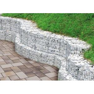 High Durable Gabion Wire Mesh , Gabion Wall Construction 200x100x50cm Size