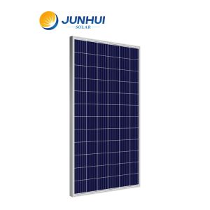 Single Glass 5400 Pa Snow Load Poly Solar Cells 345 Watt White Border