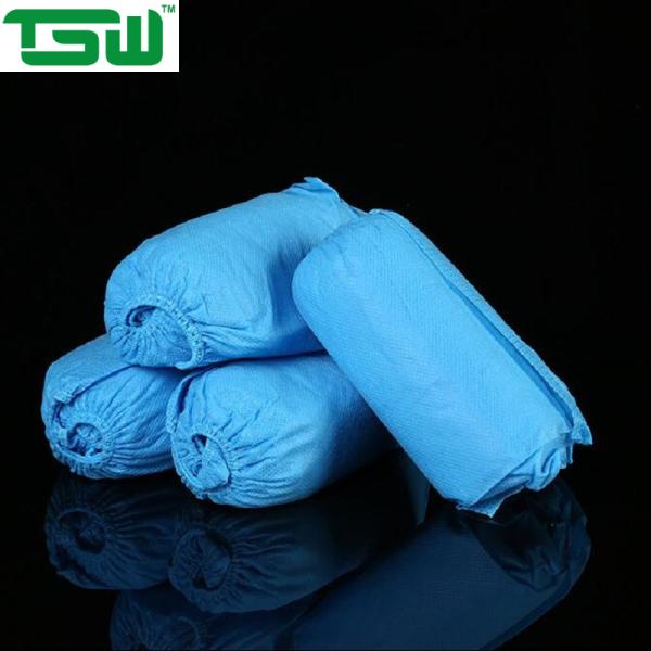 Anti Dust 30g - 45gsm PP Disposable Shoe Cover For Clean Room