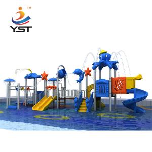 Cheap Fun Water Park Playground Equipment , Commercial Inflatable Water Slides for sale