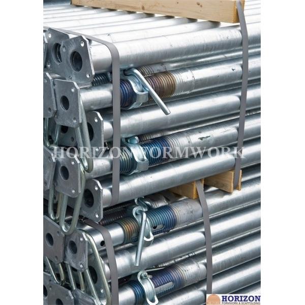 Heavy Duty Scaffolding Steel Prop , 30KN Adjustable Support Prop EN1065 Standard