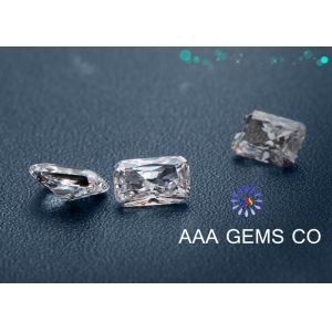 Cheap Radiant cut Loose Moissanite Diamone white , 5 x 7 mm Size 1.14cts weight for sale