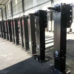 Gear Dump Trailer Rear Support Legs External Type Landing