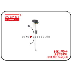 Cheap ISUZU 10PE1 CXZ81K Sub Fuel Tank Unit 8-98217750-0 1-83141131-0 8982177500 1831411310 for sale