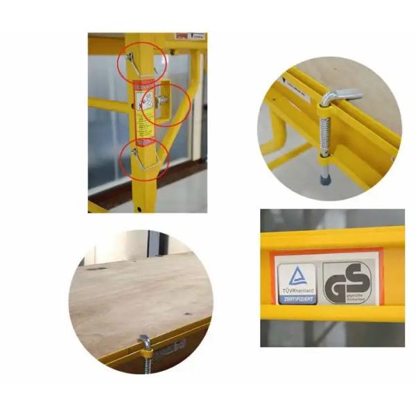 6' Multifunctional Mobile Scaffolding Rolling Steel Multi Function Tower 6ft Scaffold