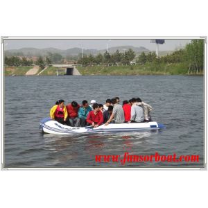 EU CE approved Foldable Inflatable Boat with motor for fishing