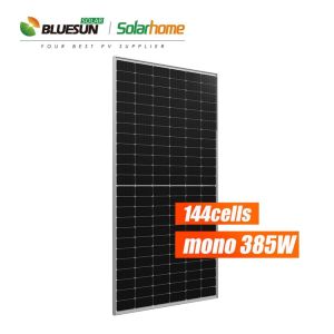 High Power Bluesun Perc Mono Solar Panel Perc Half Cut Solar Panels 24 Volt