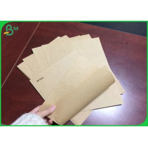 30cm 40cm Width 70gsm 80gsm Brown Kraft Paper Food Grade In 50 Meter Per Roll